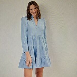 Sail to Sable | Dresses | Nwt Sail To Sable Flare Tunic Dress In Light Blue  Chambray | Poshmark